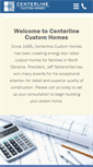 Mobile Screenshot of centerlinecustomhomes.com